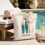 Funny Sup Beaches Paddle Boarding Tote Bag Shopper, thumbnail 3 of 6