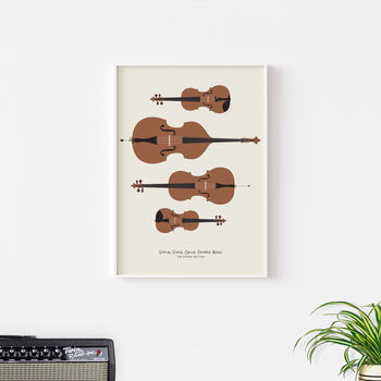 String Section Print | Violin Viola Cello Bass, 7 of 8