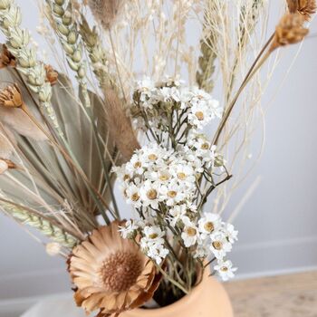 Mini Natural Dried Flower Arrangement With Bunny Tails, 2 of 4