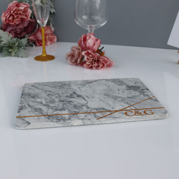 Personalised Marble Cheeseboard 'Rectangle', 4 of 8