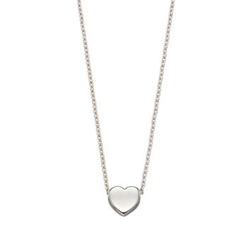 9ct Gold Dainty Heart Necklace, 2 of 7