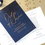 Celeste Wedding Order Of Service Booklets, thumbnail 3 of 3
