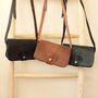 Noah Crossbody Wallet Bag Mini Shoulder Bag In Tan, thumbnail 6 of 7