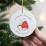 Baby's First Christmas 'As My…' Ceramic Decoration, thumbnail 1 of 2