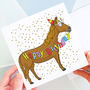Horse Birthday Card, thumbnail 1 of 3