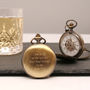 Personalised Bronze Pocket Watch Twin Opening, thumbnail 3 of 6