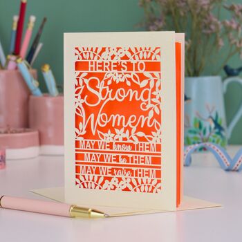 Papercut 'Strong Women' Card, 3 of 5