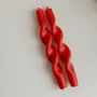 Twisted Hand Dipped Pillar Candle, thumbnail 6 of 7
