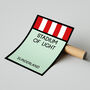 Stadium Of Light Monopoly Sunderland Football Print, thumbnail 2 of 2