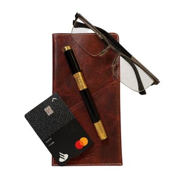 Personalised Leather Cricket Glasses Case, 7 of 10