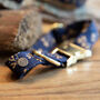 Navy Mistletoe Dog Collar, thumbnail 1 of 12