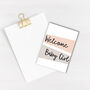 Welcome Baby Girl Card, thumbnail 2 of 2
