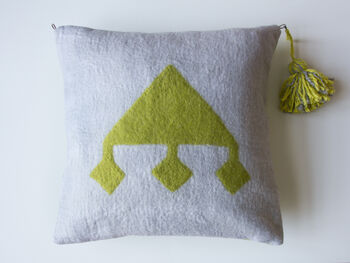 Natural Wool Felt Cushion Cover By Felt Designer, 5 of 7