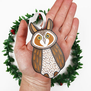 Owl Christmas Tree Decorations, 8 of 8