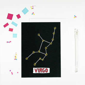Star Sign Constellation Birthday Cards, 9 of 12