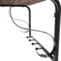 Industrial Wall Coat Rack With Shelf And Hanging Bar, thumbnail 8 of 10