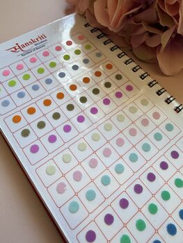 Plain Round Pastel 960 Bindis Booklet, 8 of 12
