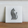 Cat Ceramic Coaster, thumbnail 2 of 3