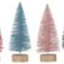Festive Christmas Bottle Brush Trees Four Ass Colours, thumbnail 6 of 6