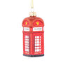 Sparkly Glass Telephone Box Bauble, thumbnail 4 of 4