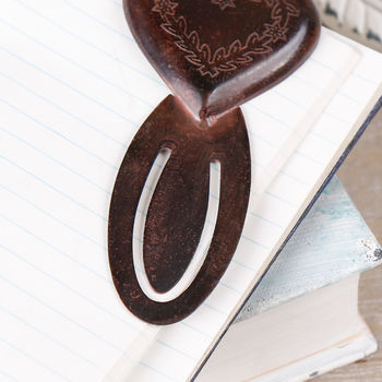Iron Anniversary Love Heart Bookmark Clip, 4 of 6