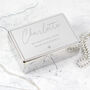 Personalised Name And Message Rectangular Jewellery Box, thumbnail 2 of 4