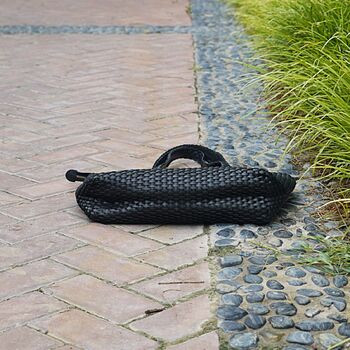 Leather Hand Woven Leather Bag Oversize, 11 of 12