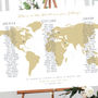 Where In The World Am I Sitting Map Table Plan, thumbnail 2 of 7