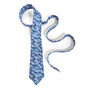 Blue Skies Silk Tie And Silk Pocket Square, thumbnail 3 of 5