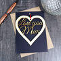 Love You Mum Keepsake And Mothers Day Card, thumbnail 1 of 12