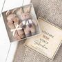 Personalised Welcome To The World Baby Boy Bunny Gift, thumbnail 1 of 11