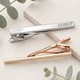 Personalised Luxury Tie Clip In Silver Or Gold, thumbnail 4 of 8