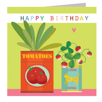 Happy Birthday Strawberries Card, 2 of 4