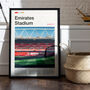Arsenal Print Emirates Stadium, thumbnail 2 of 9