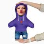 I Love Keyring Hoodie Choose Your Colour Personalised Mini Me® Doll, thumbnail 6 of 9