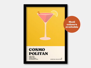 Cosmopolitan Cocktail Print, 6 of 7