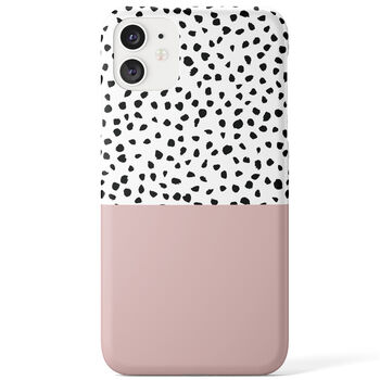Geo Dots Pink Phone Case, 2 of 6