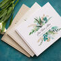 Personalised Book Of Condolence Green Bouquet Design, thumbnail 9 of 9