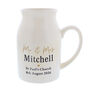 Personalised Mr And Mrs Jug Wedding Vase For Couple, thumbnail 4 of 4