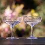 Set Of Four Oval Design Cocktail Glasses, thumbnail 1 of 2