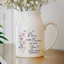 Personalised I'd Pick You Ceramic Flower Jug Vase, thumbnail 1 of 4