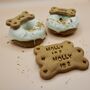 Personalised Dog Birthday Woof Doughnuts And Biscuits, thumbnail 1 of 3