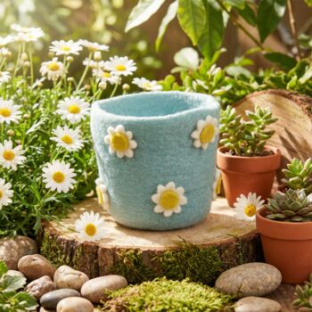 Springtime Floral Felt Pots, 4 of 7