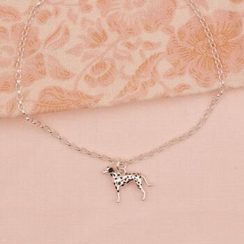 Personalised 3D Dalmatian Silver Chain Bracelet, 3 of 10