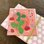 Strawberries 5th Birthday Card, thumbnail 4 of 4