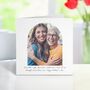 Personalised Mother's Day From Daughter Photo Card, thumbnail 1 of 4