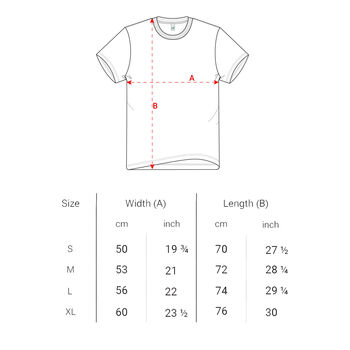 Organic Cotton Padel Logo T Shirt For Men Can Be Personalised, 4 of 4