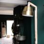 Gold And Wood Wall Light, thumbnail 1 of 4