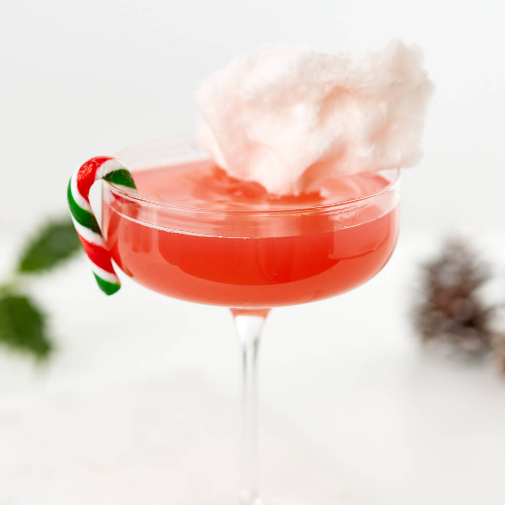 Candy Cane Sour Christmas Mocktail, 1 of 2