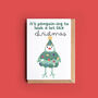 Funny Penguin Christmas Card, thumbnail 1 of 2